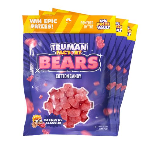 Cotton Candy Bears 3 Pack
