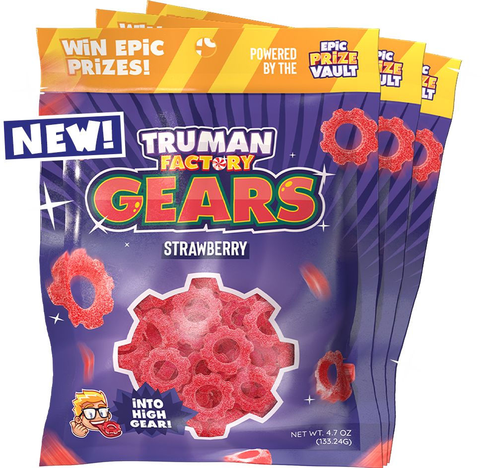 NEW! Strawberry Gears 3 Pack