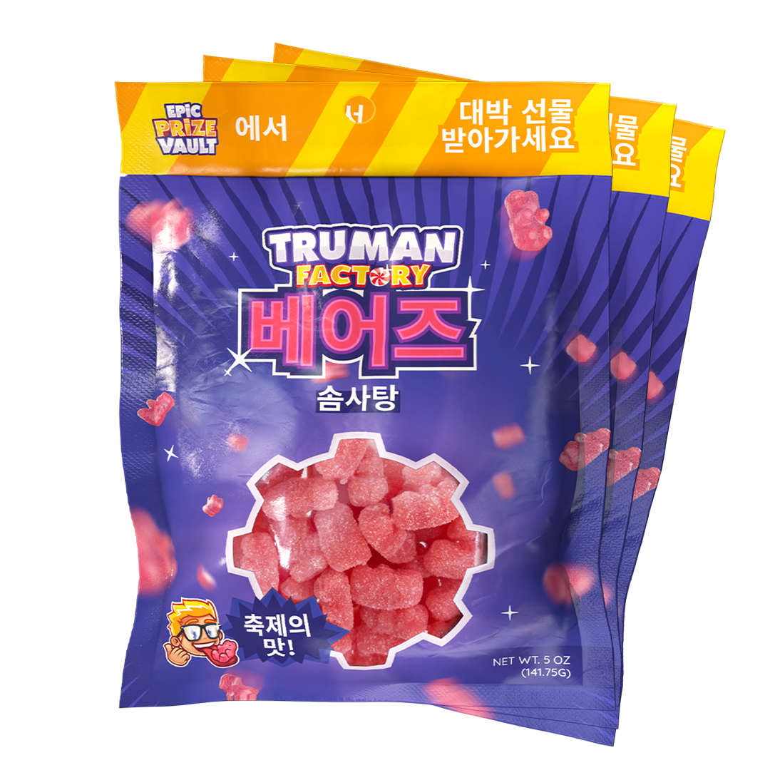 Cotton Candy Bears 3 Pack (kr)