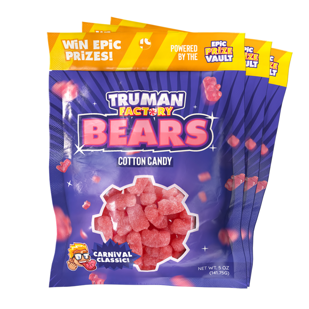 Cotton Candy Bears 3 Pack